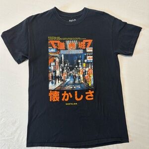 Nostalgia Navy Urban Graphic Tee
